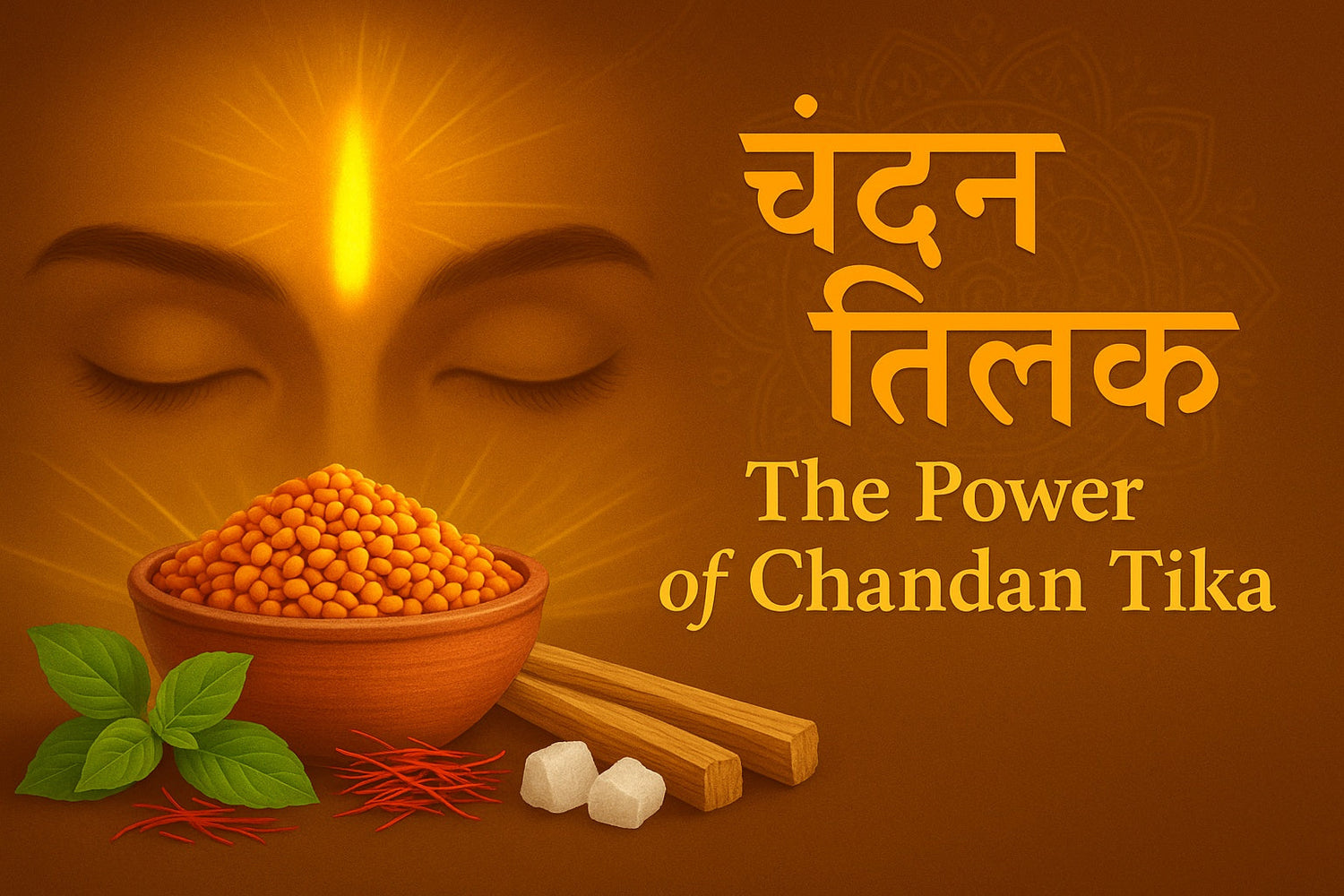 The Power of Chandan Tika: Unlock Divine Calm & Sacred Energy with Every Tilak