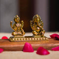 God Idols for Home Mandir — Laxmi, Ganesh aur Kamdhenu Brass Murti for Pooja Room and Devotional Gifting
