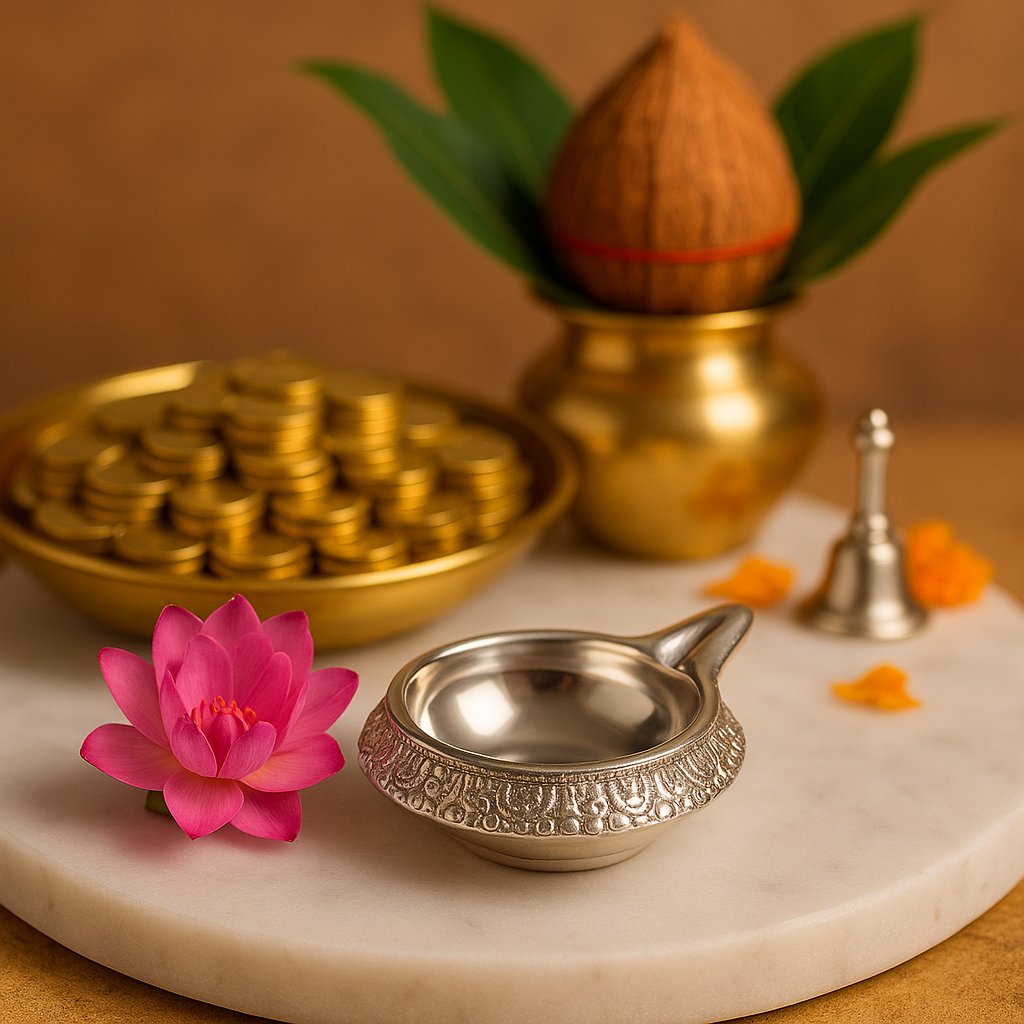 antique diya for gifting
