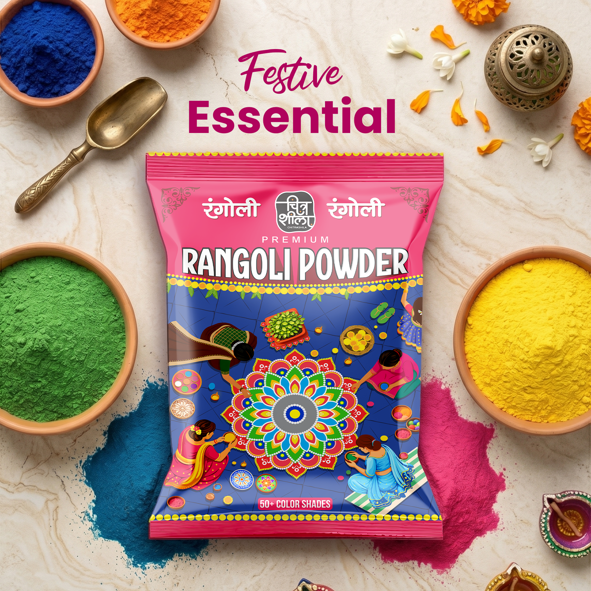 rangoli colors