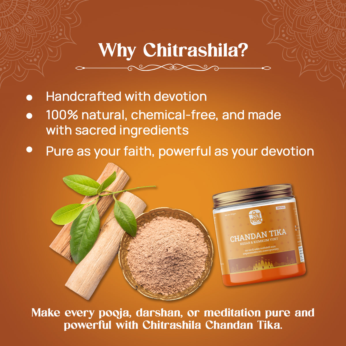 chandan tika for daily use