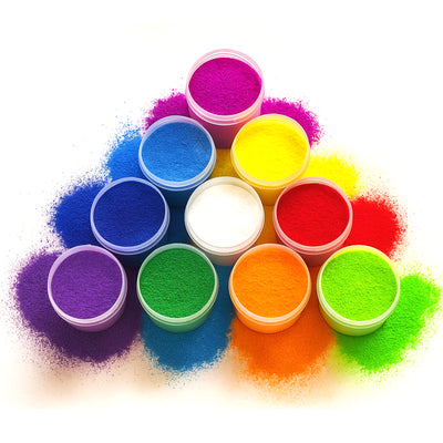 CHITRASHILA® Rangoli Color Powder | Grand Pack of 10