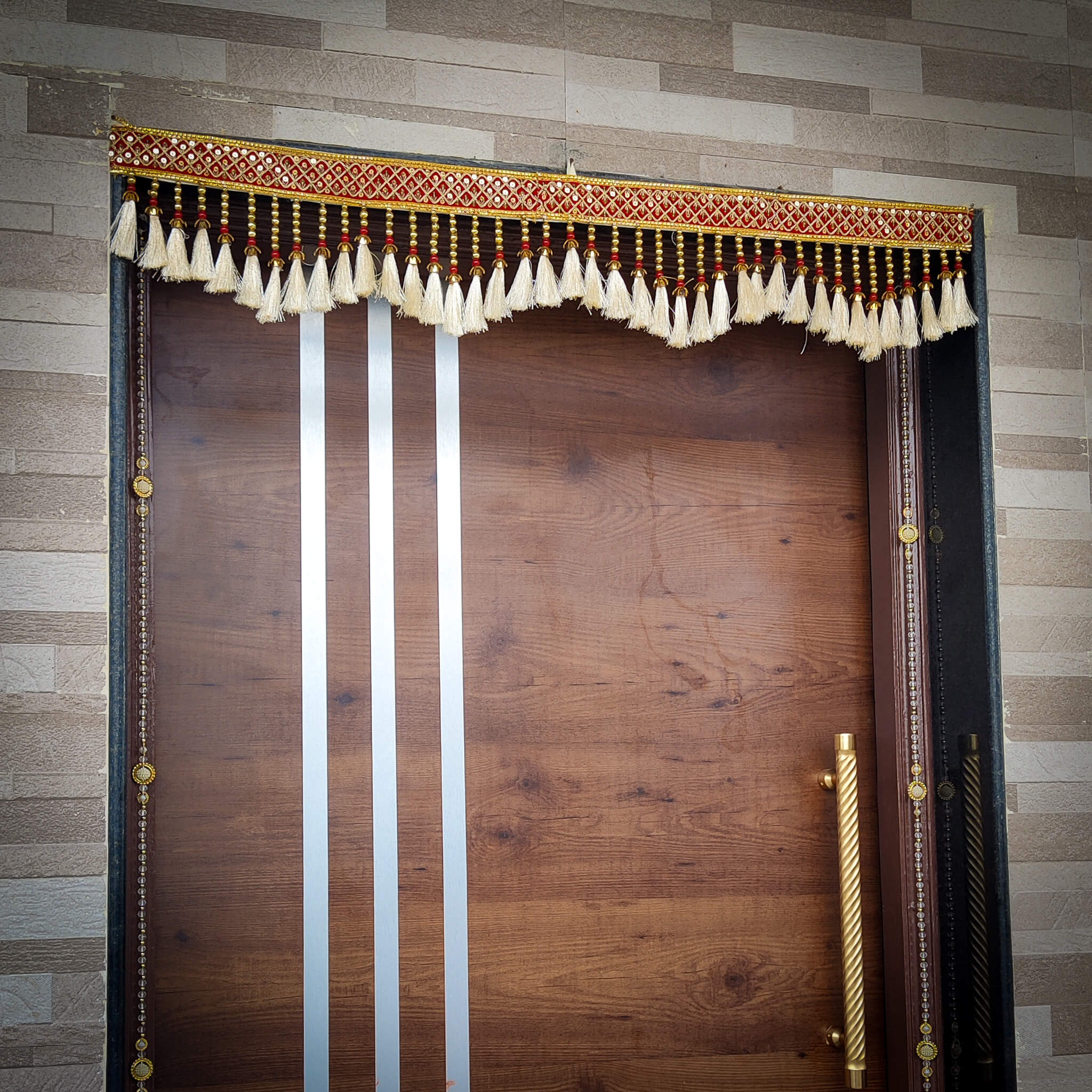 CHITRASHILA® Delicate Minimal Toran for Door Entrance, Premium for Main Entrance - Toran110