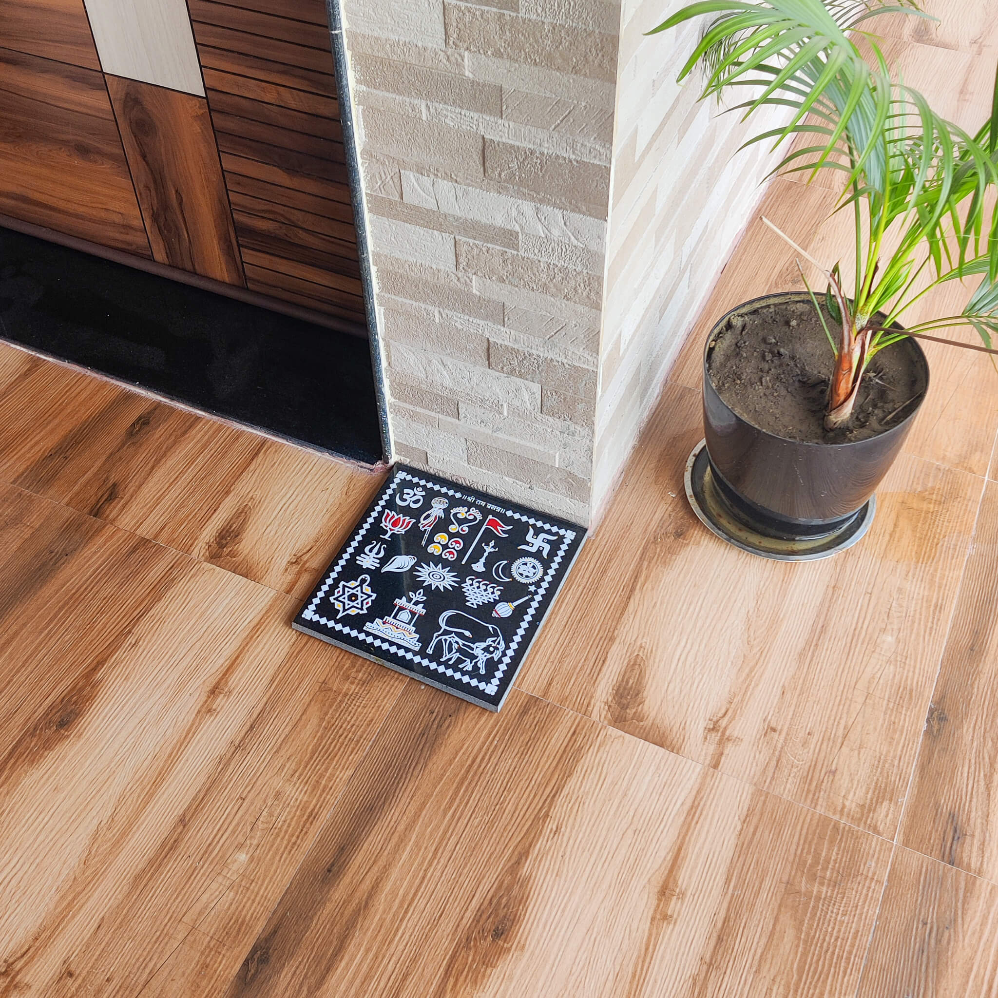 printed rangoli for door