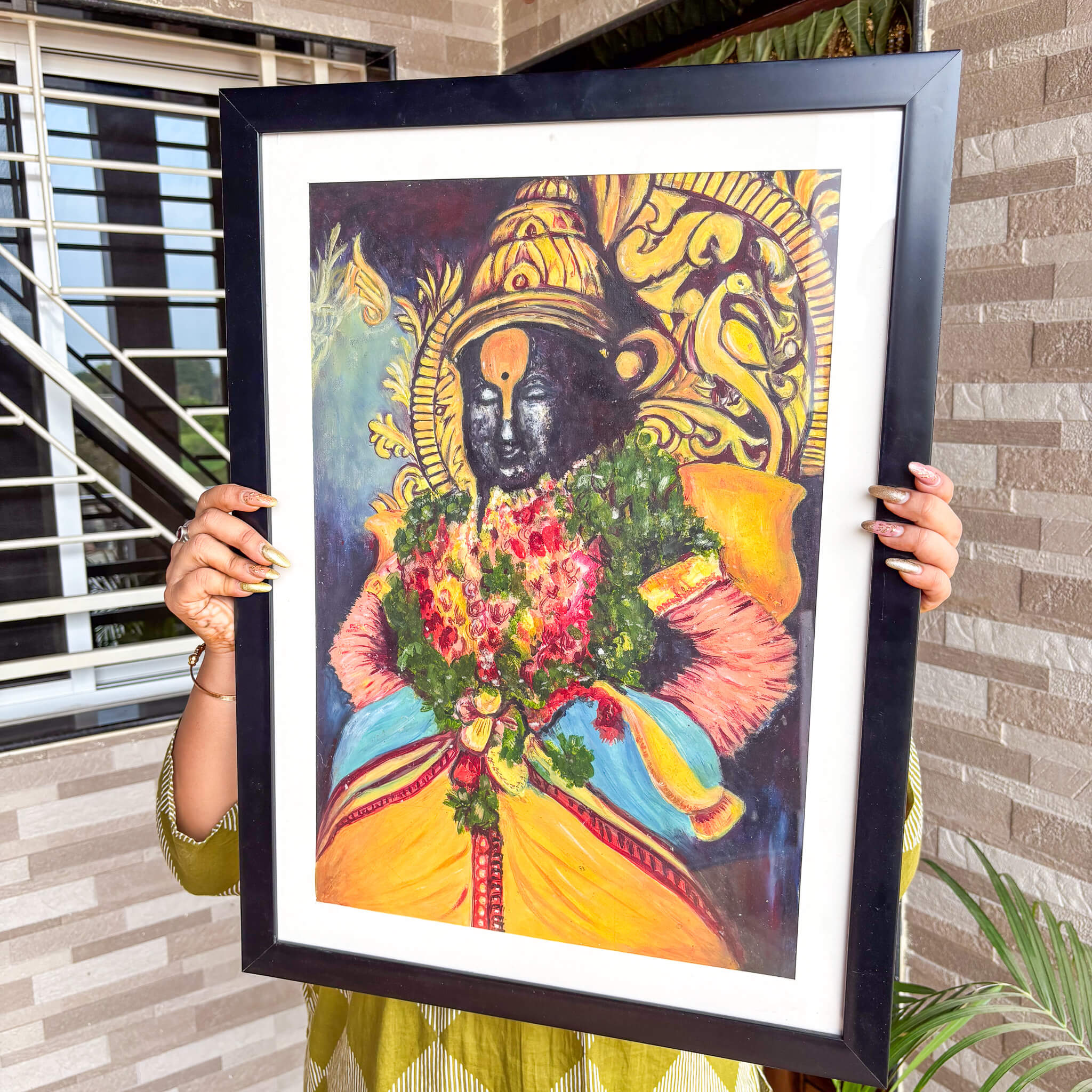 shree vitthal rukmini paining