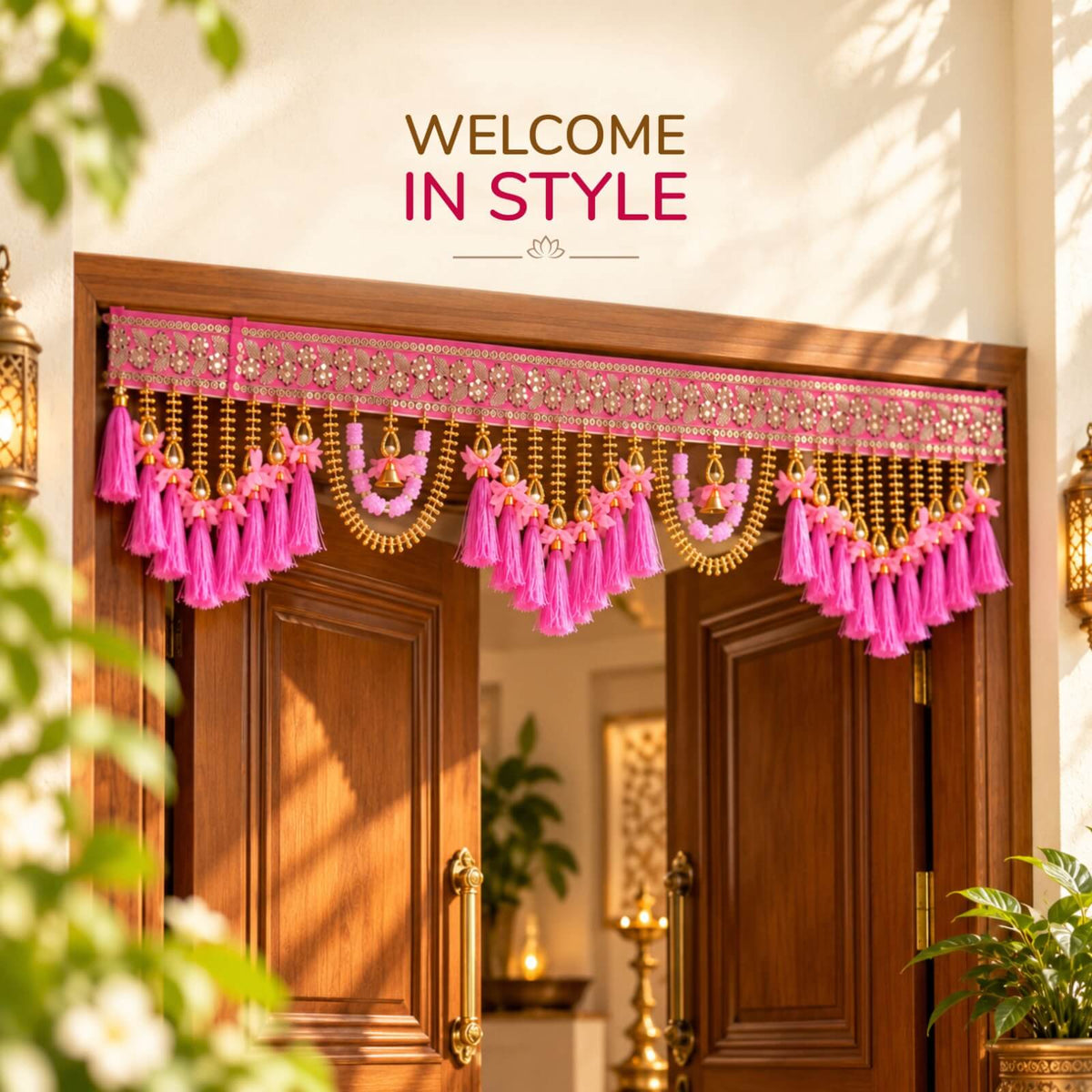 Royal handmade toran — premium door hanging for main entrance