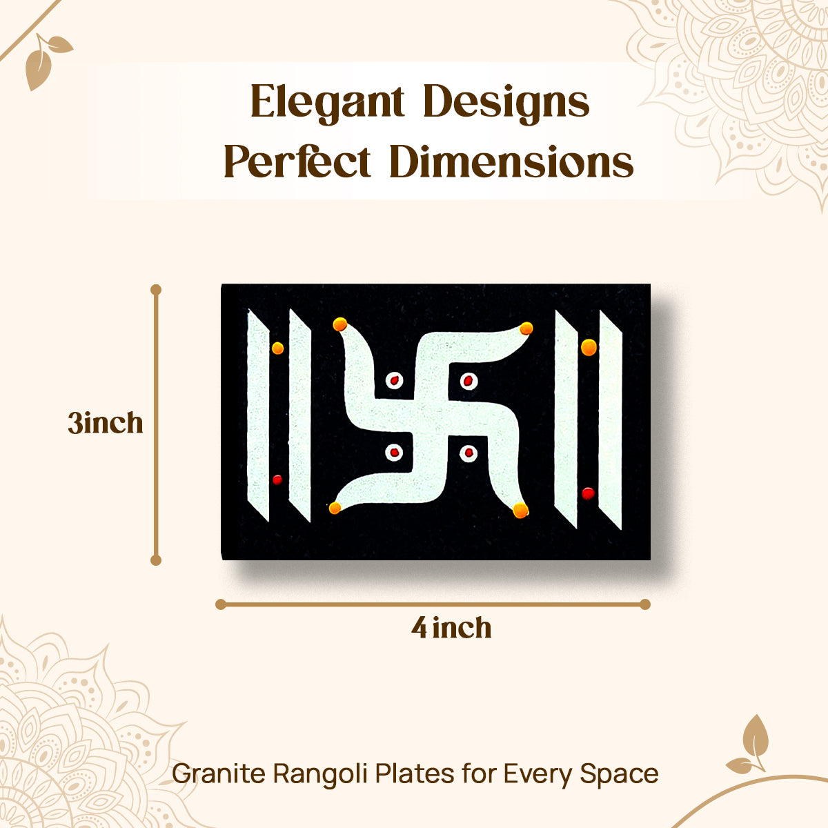 Swastik Granite Rangoli