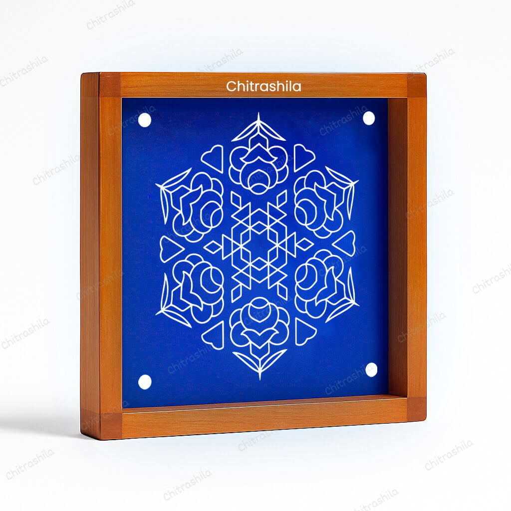 Floral Art rangoli design