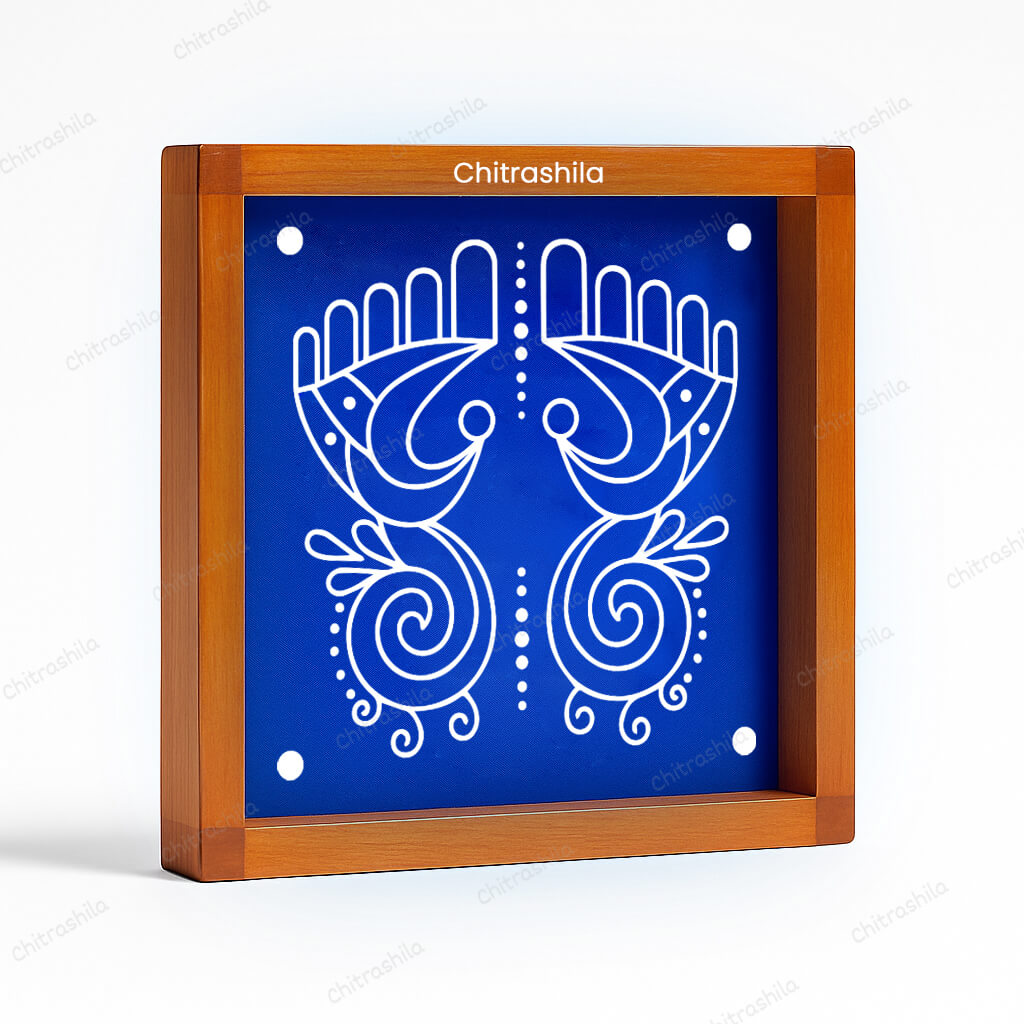 Lakshmi Paduka Rangoli