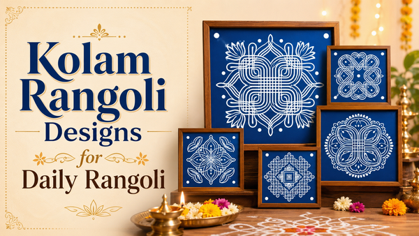 Kolam Reusable Rangoli Stencil Designs for Beautiful Daily Rangoli