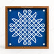 CHITRASHILA® Kambi Kolam Wooden Rangoli Stencils 10X10 inches (WS-10)