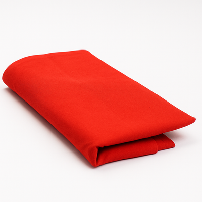 CHITRASHILA® Pure Cotton Pooja Cloth/Kapda/Vastra (1m) for Mandir Asana, Altar Covering, Pooja - Red