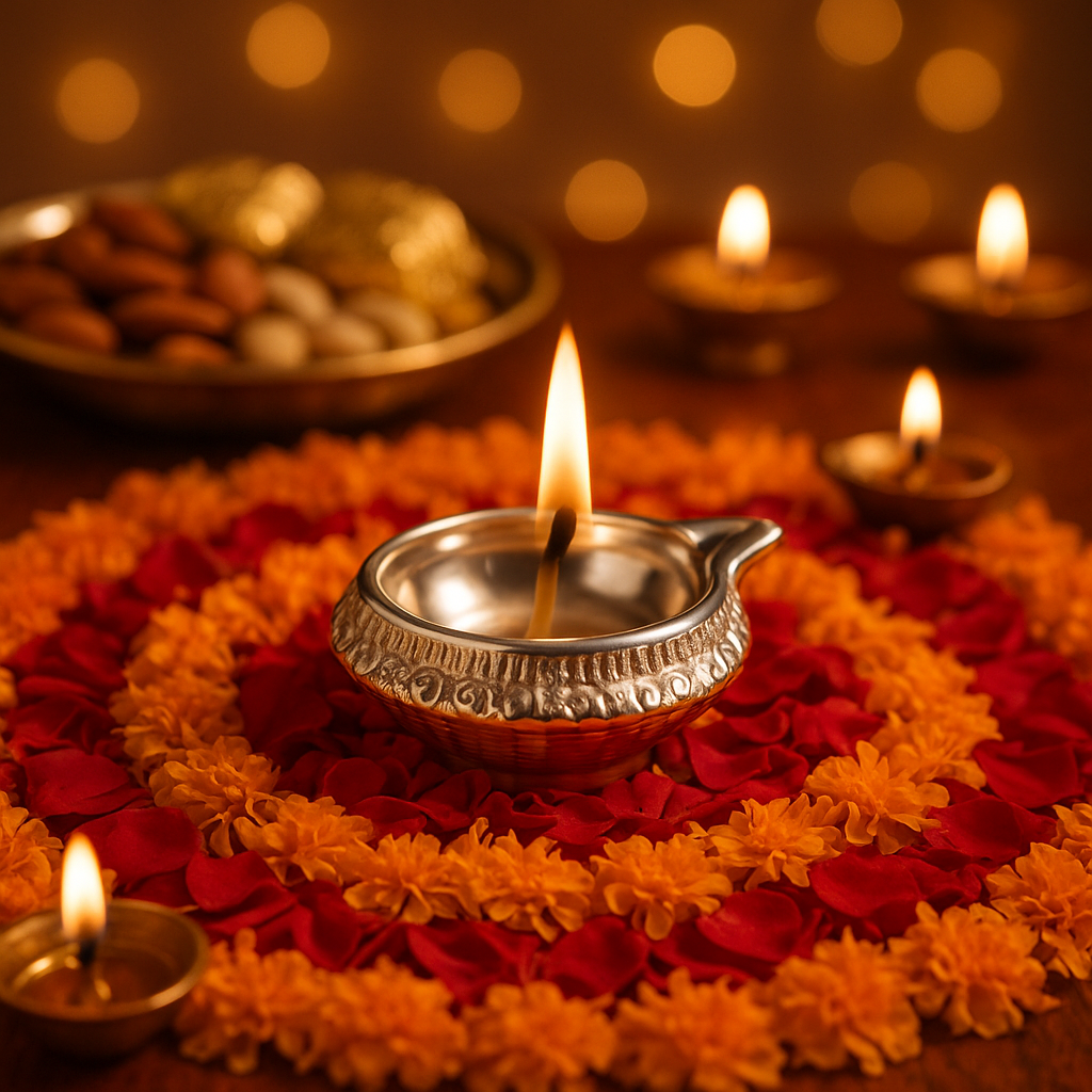 Silver Plated Kuber Diya