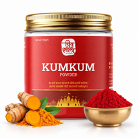 CHITRASHILA® Pure Kumkum Powder Made with Pure Turmeric Sacred Red - 50g
