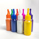 CHITRASHILA® Vibrant Ready-to-Use Rangoli Bottle Kit (Pack of 8 Colors)