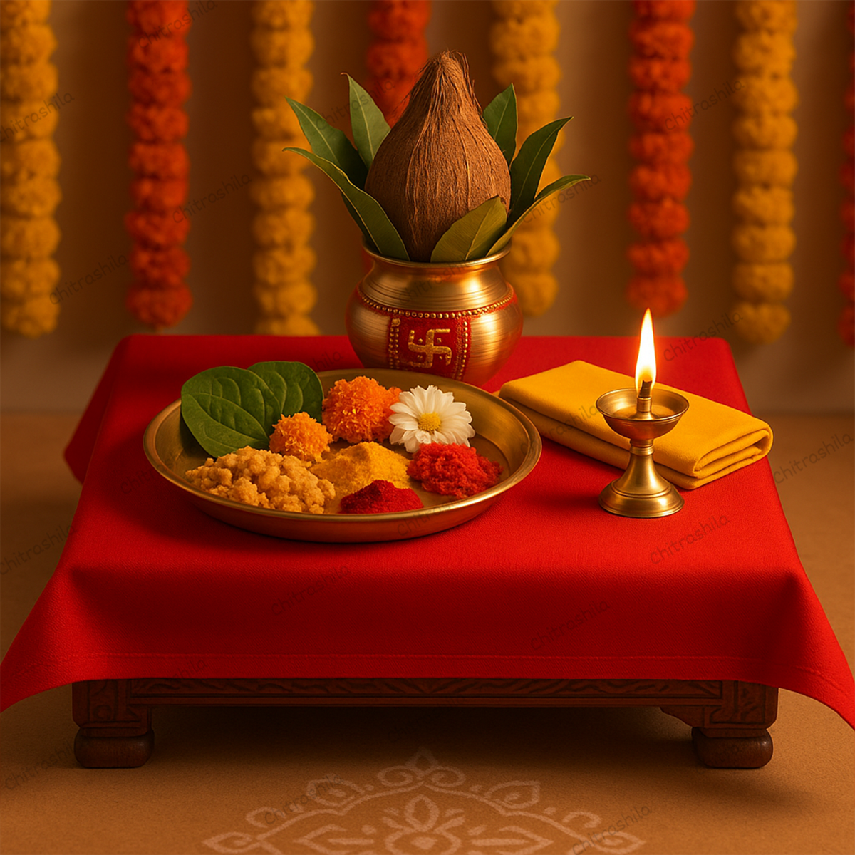 ganesh poojan cloth