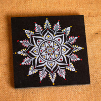 CHITRASHILA® Traditional Granite Printed Rangoli Perfect for Home Decor, Pooja Room - R01 (6x6 Inches)