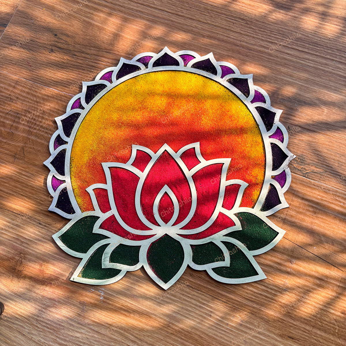 unique rangoli design for diwali 