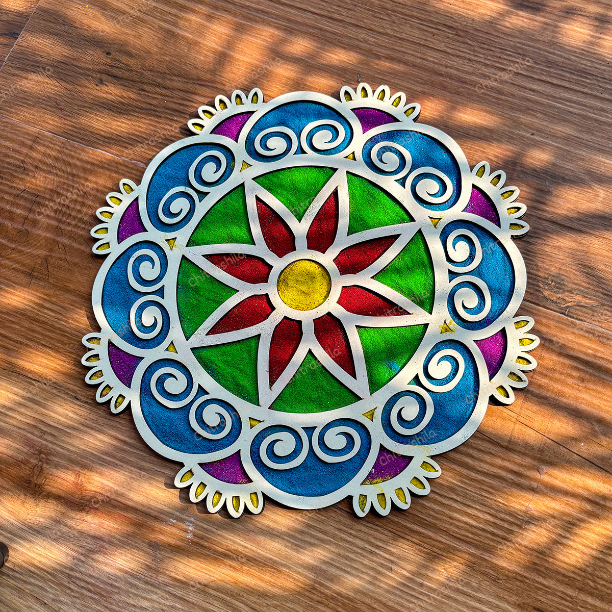 mdf rangoli design 