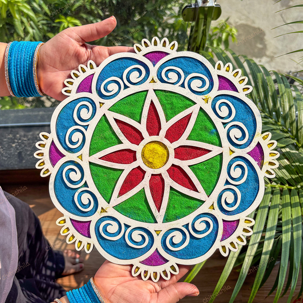 beautiful rangoli design 