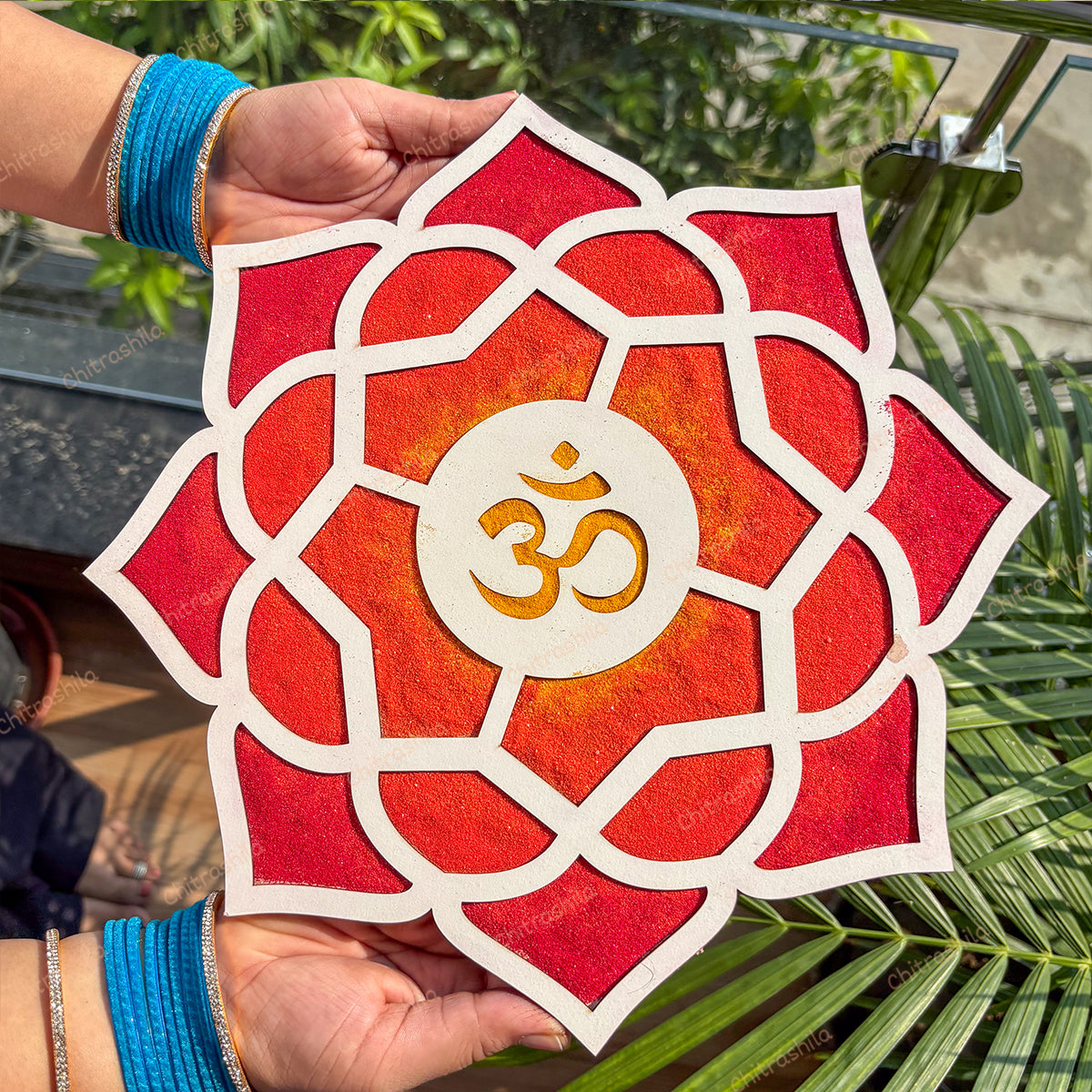 om rangoli design 