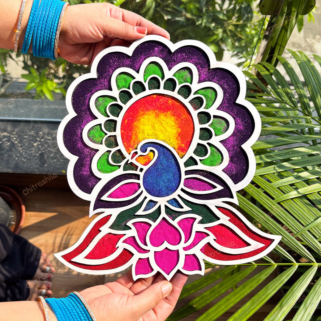 Peacock Rangoli