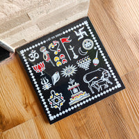 CHITRASHILA® Sampurna Chaitrangan Rangoli Granite Printed (12*12 inch)