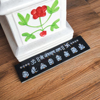 CHITRASHILA® Shree Ganeshay Namah Ashtavinayak Granite Printed Rangoli (12*3 Inches)