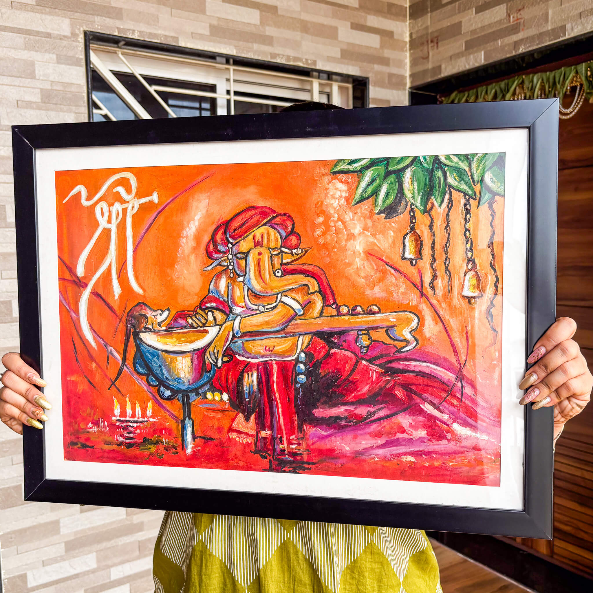 Handmade Devotional Painting