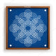 CHITRASHILA® Padi Kolam Spiral Rangoli Stencil 10x10 Inches (WS‑32)