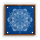 CHITRASHILA® Star & Lotus Kolam Design Rangoli Stencil 10x10 Inches (WS‑25)