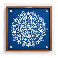 Lotus Flower Mandala Rangoli Stencil - Kamal Mandala Design (WS-90)