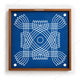 CHITRASHILA® Padi Kolam with Lotus Corners Rangoli Stencil 10x10 Inches (WS‑31)