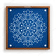 CHITRASHILA® Inward Lotus Pattern Rangoli Stencil 10x10 Inches (WS‑26)