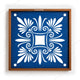 CHITRASHILA® Sanskarbharti Square Rangoli Stencil 10x10 Inches (WS‑16)