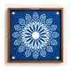 CHITRASHILA® Feather Leaf Flower Design Rangoli Stencil 10x10 Inches (WS‑29)