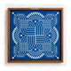 CHITRASHILA® Padi Lotus Kolam Rangoli Stencil 10x10 Inches (WS‑24)