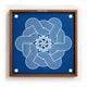 CHITRASHILA® Twisted Kolam Pattern Rangoli Stencil 10x10 Inches (WS‑18)