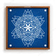 CHITRASHILA® Lotus Kolam Motif Rangoli Stencil 10x10 Inches (WS‑22)