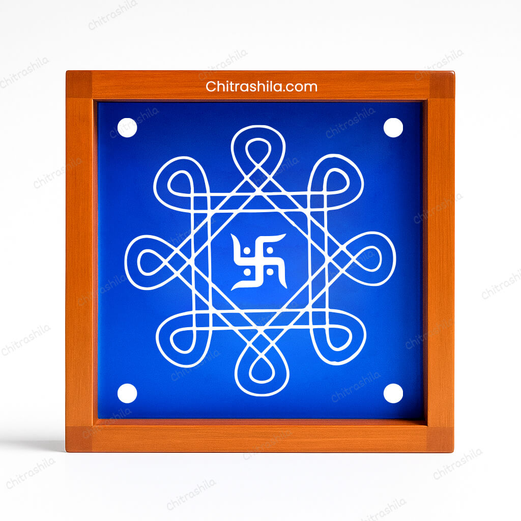 Kolam Wooden Rangoli Stencil