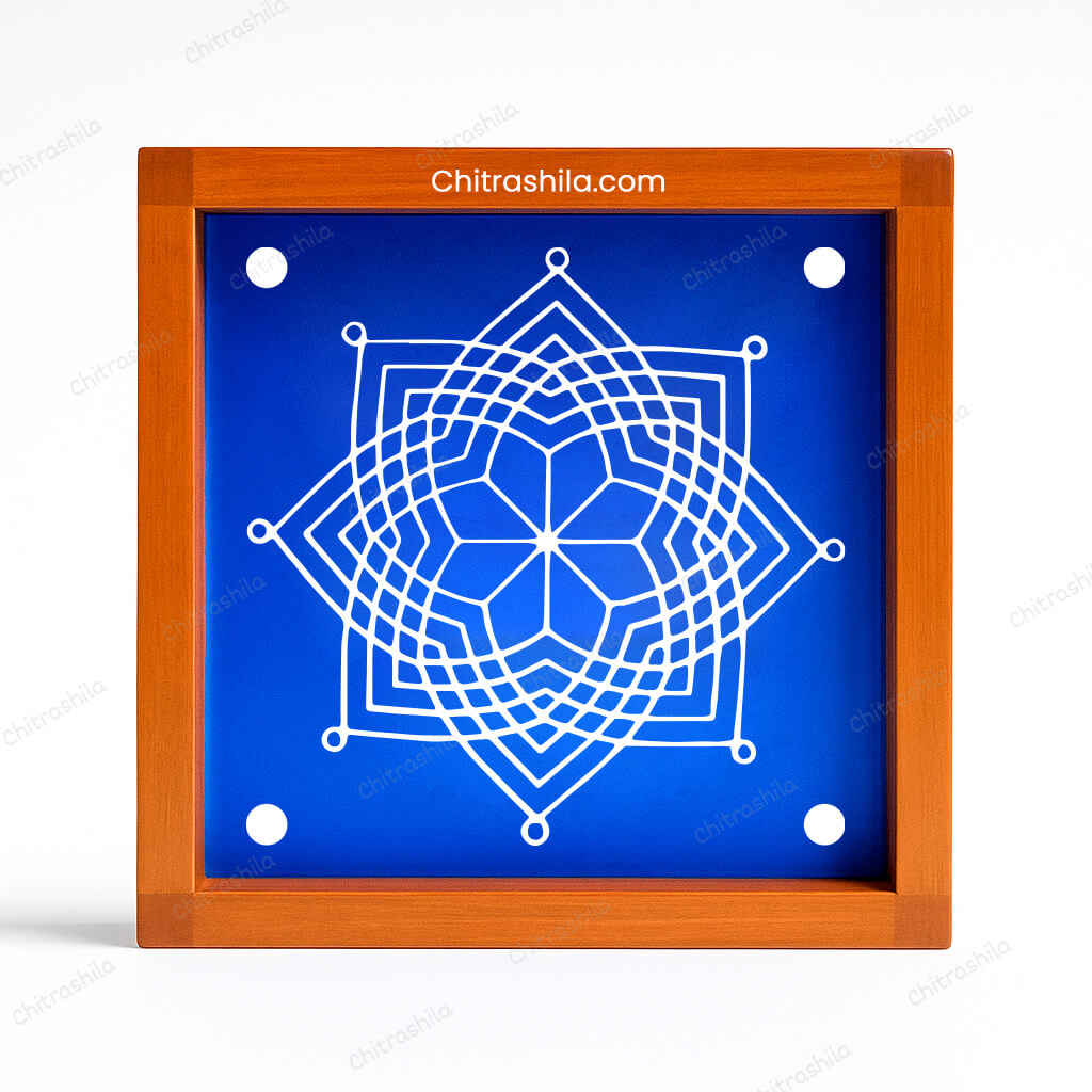Kolam Wooden Rangoli Stencil
