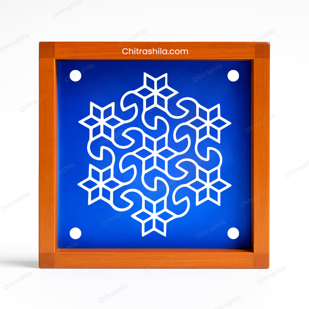 Kolam Rangoli Stencil