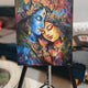 CHITRASHILA® Radhe Krishna Handmade Canvas Painting Divine & Elegant Artwork (12*16 inches)