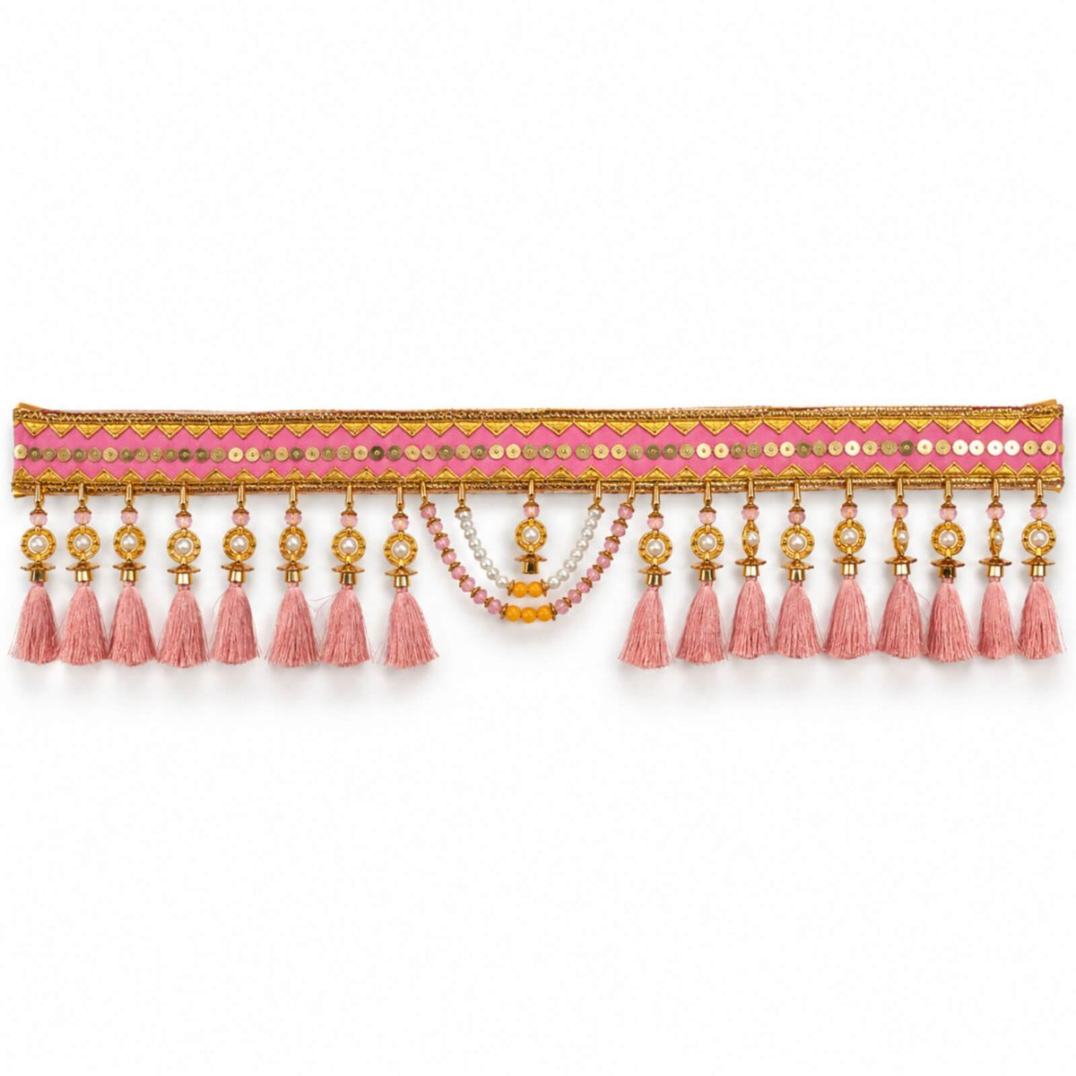 Traditional signature toran — handcrafted welcome door decor