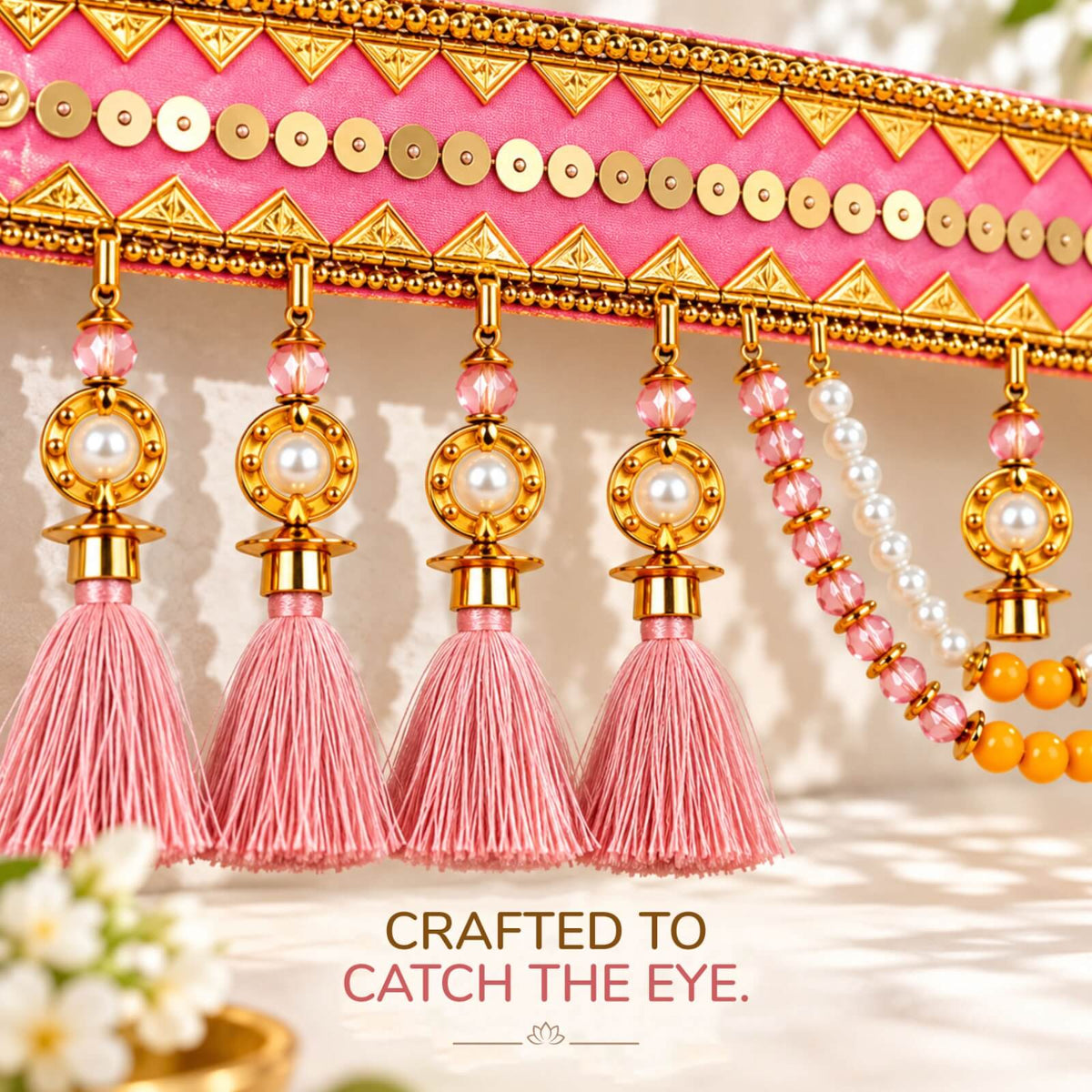 Premium signature toran — traditional door decor for Diwali