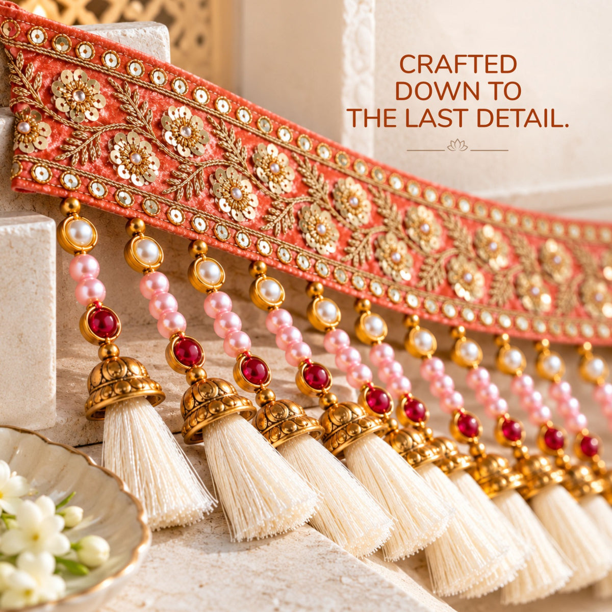 Premium luxe toran — handcrafted festive door decor