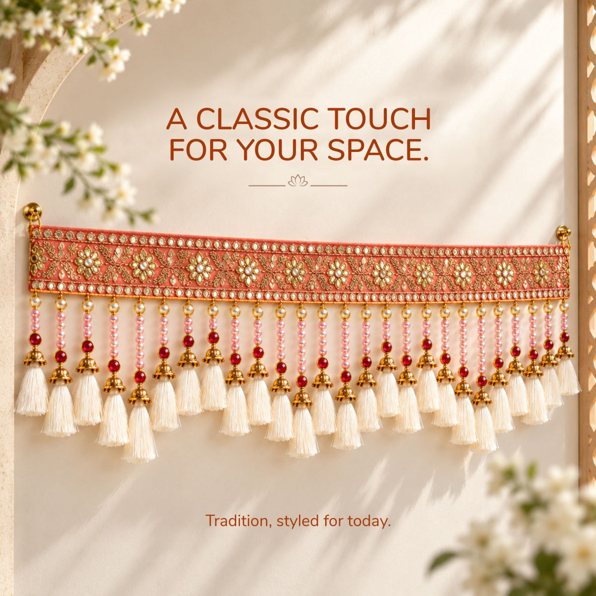 Luxe handwoven toran — premium door hanging for main entrance