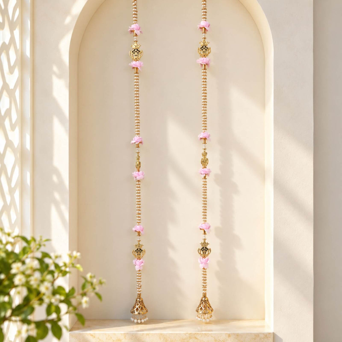Artisan handmade decorative latkan — traditional door hanging