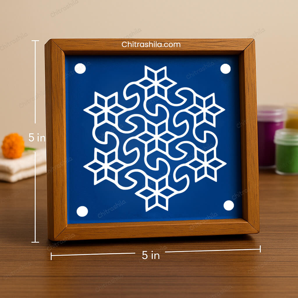 Wooden Rangoli Stencil