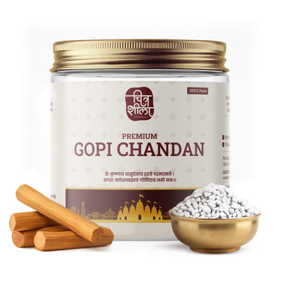 CHITRASHILA® Pure Gopi Chandan Sacred Vaishnav Tilak for Daily Pooja, Meditation & Temple Rituals